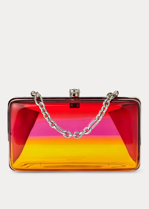 Ralph Lauren Gradient Acrylic Minaudière Håndtaske Dame Danmark (FAEHU7528)